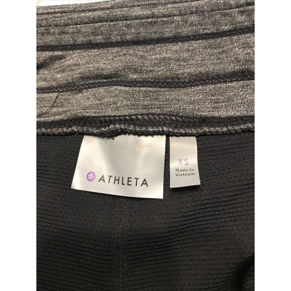 Athleta Metro Skort Drawstring Zip Pockets Style 212468 Sz XS Dark Heather Grey - Picture 4 of 6